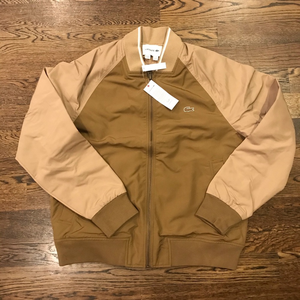 NWT Lacoste Reversible Bomber Jacket